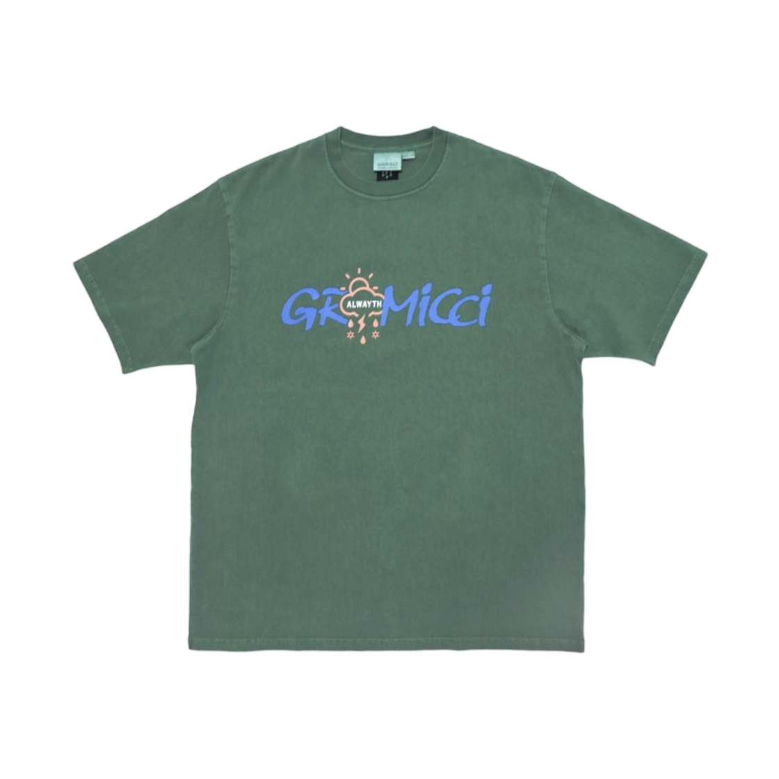 그라미치 x 얼웨이스 그래픽 티셔츠 그린(Gramicci x Alwayth Graphic T-Shirt Green)