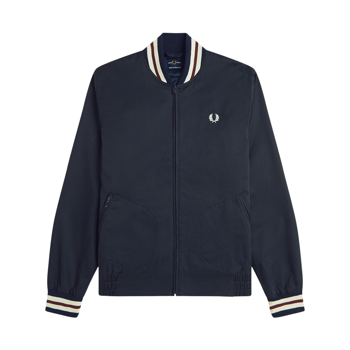 프레드페리 메이드 인 잉글랜드 트윌 테니스 봄버 재킷 네이비(Fred Perry M.I.E Twill Tennis Bomber Jacket Navy)