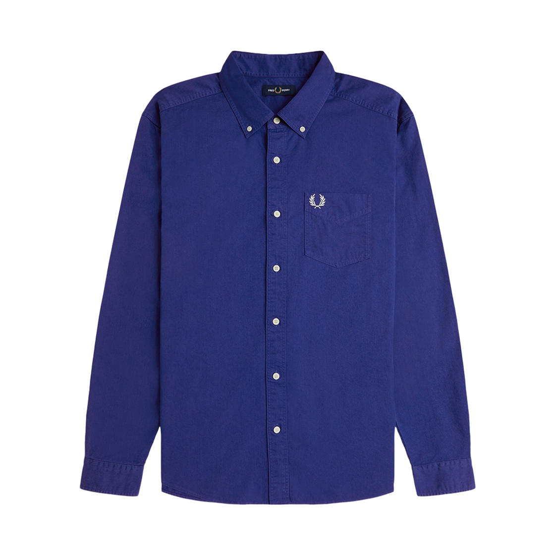 AFPM2612431-31A Fred Perry Relaxed Washed Twill Shirt Soho Eclipse