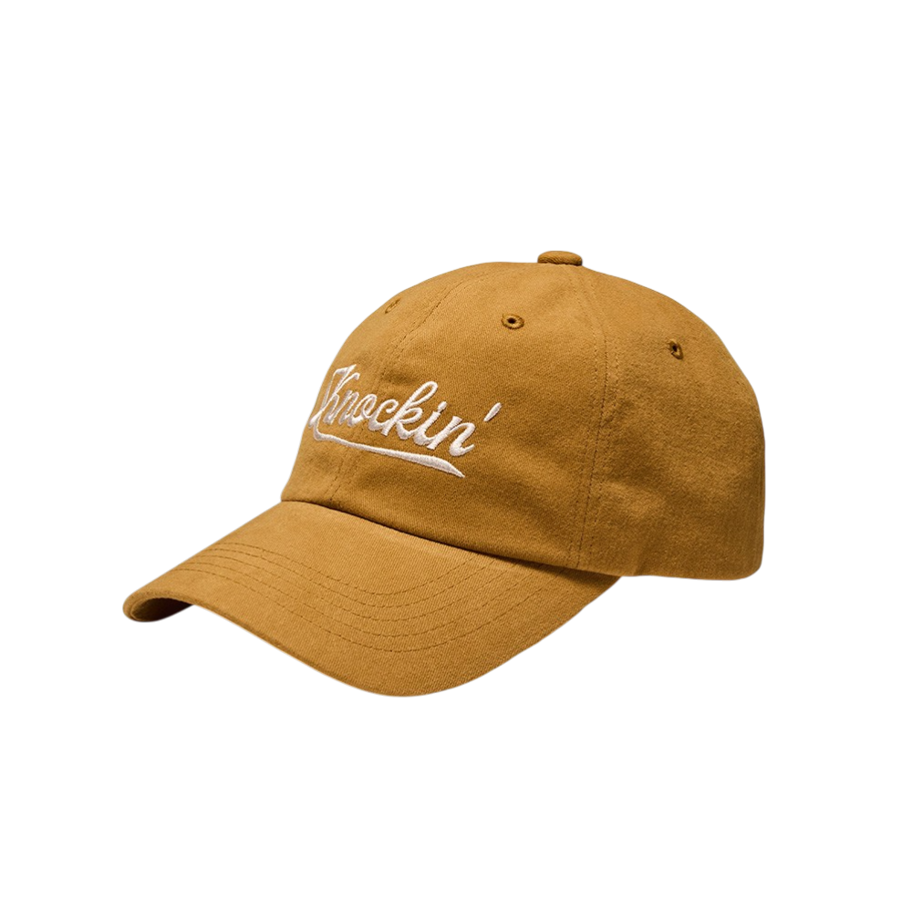 오가프 노킹 로고 B.B 캡 머스타드(OGARP Knockin Logo B.B Cap Mustard)