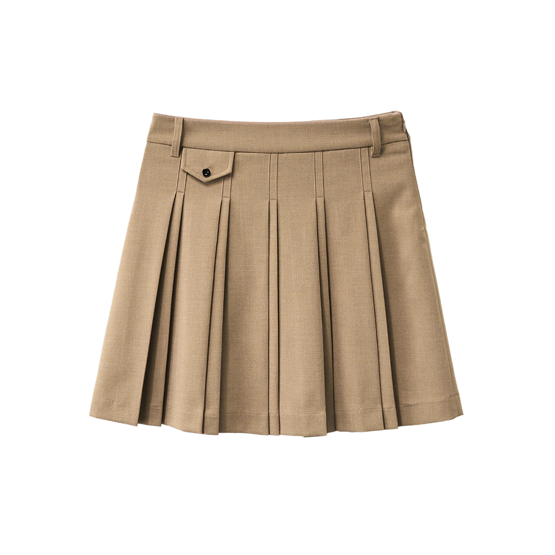 SA261WSK01BGE0 [사은품 증정] SATUR W Pleated Mini Skirt Beige