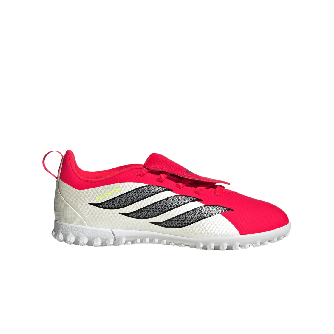 (J) 아디다스 프레데터 클럽 폴드오버 FT EL TF 루시드 레드 코어 블랙((J) Adidas Predator Club Foldover FT EL TF Lucid Red Core Black) - 1