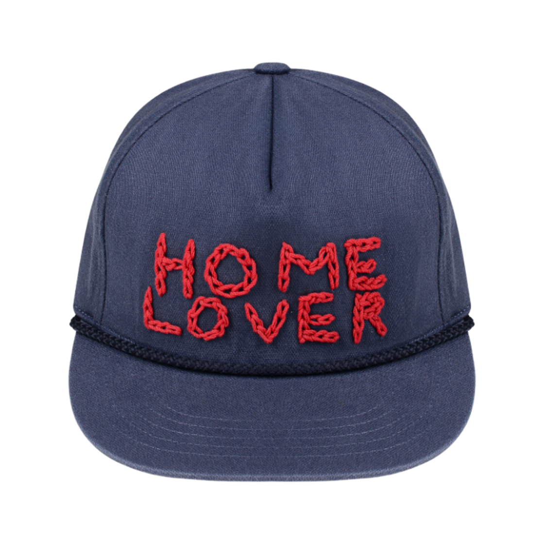 베이컨트 아카이브 러버 시리즈 핸드 스티치 캡 네이비(Vacant Archive Lover Series Hand Stitch Cap Navy)