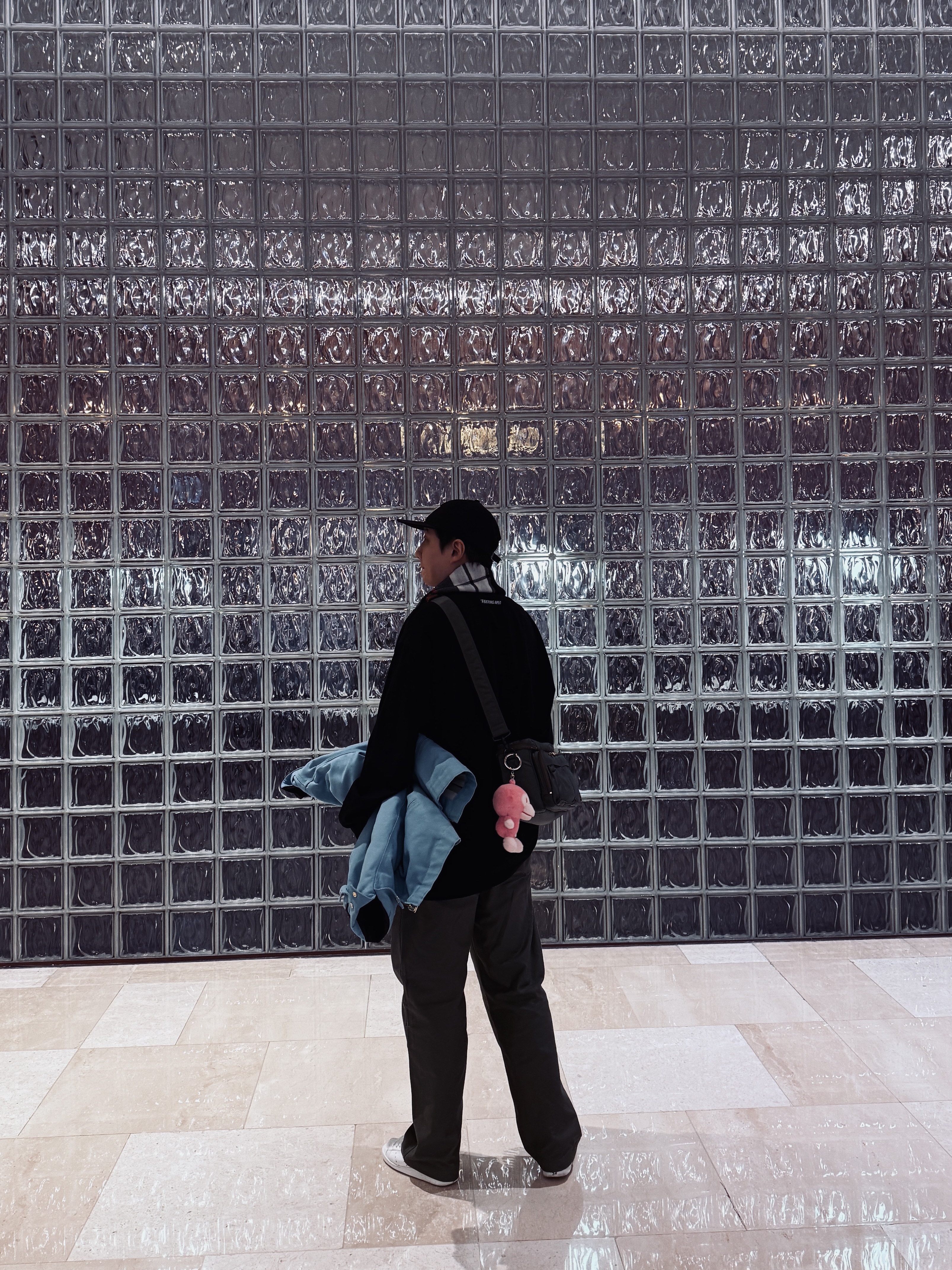 (W) Balenciaga x Adidas Stan Smith Core White Green, Carhartt WIP x IAB Studio OG Detroit Jacket Milky Blue 착용 스타일 - 3