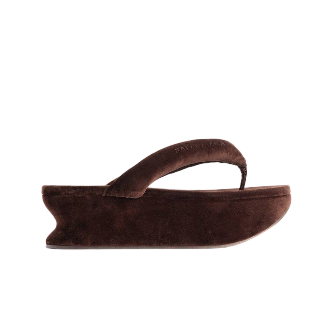 869909WCDQ02647 (W) Balenciaga Gaeta Thong In Moka