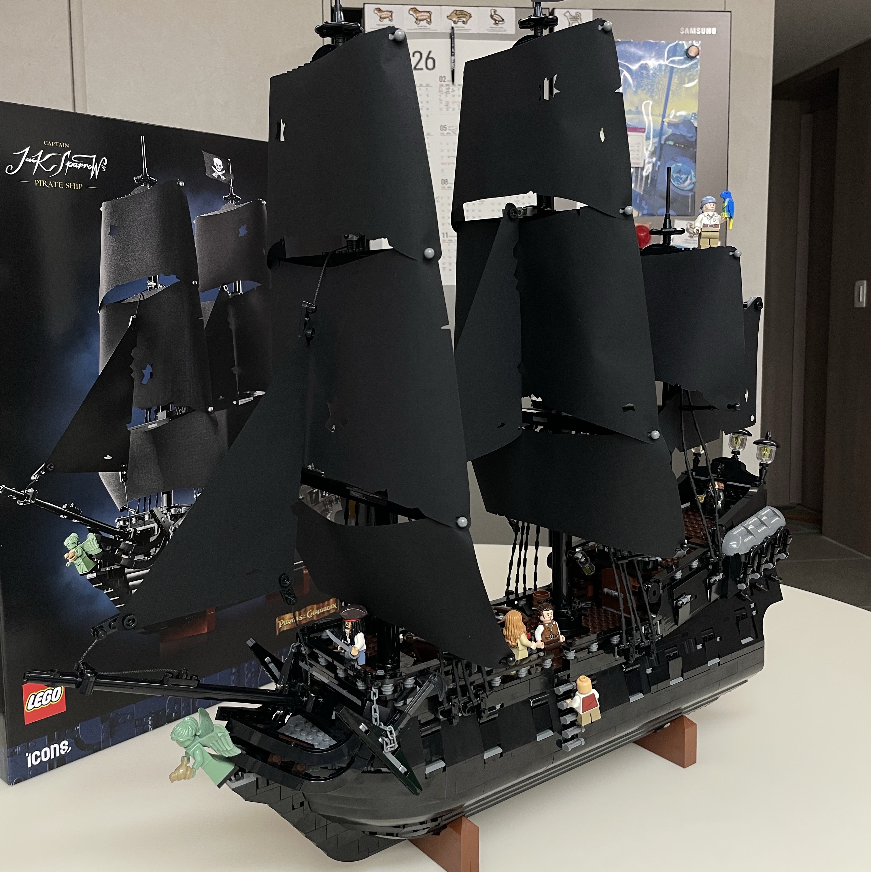 Lego Icons Captain Jack Sparrow's Pirate Ship 착용 스타일