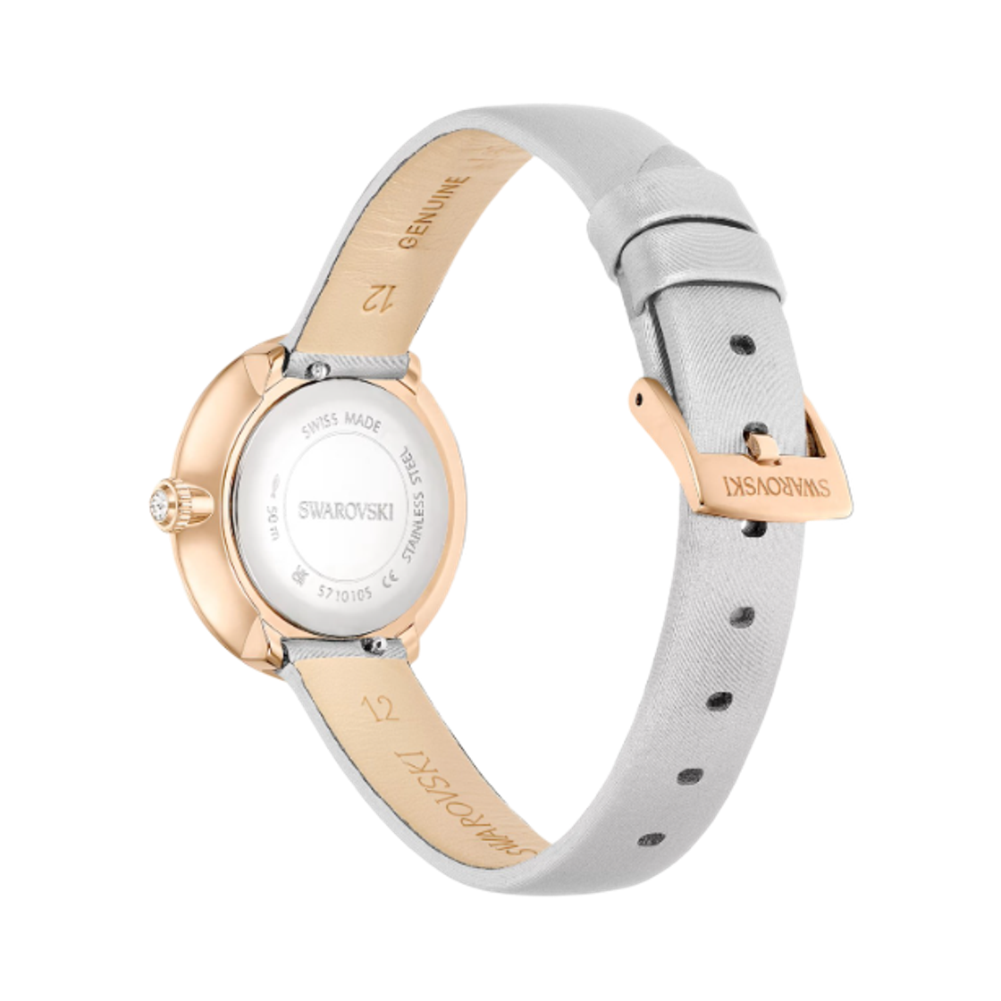 (W) 스와로브스키 매트릭스 테니스 워치 30mm 그레이 로즈 골드((W) Swarovski Matrix Tennis Watch 30mm Grey Rose Gold) - 2