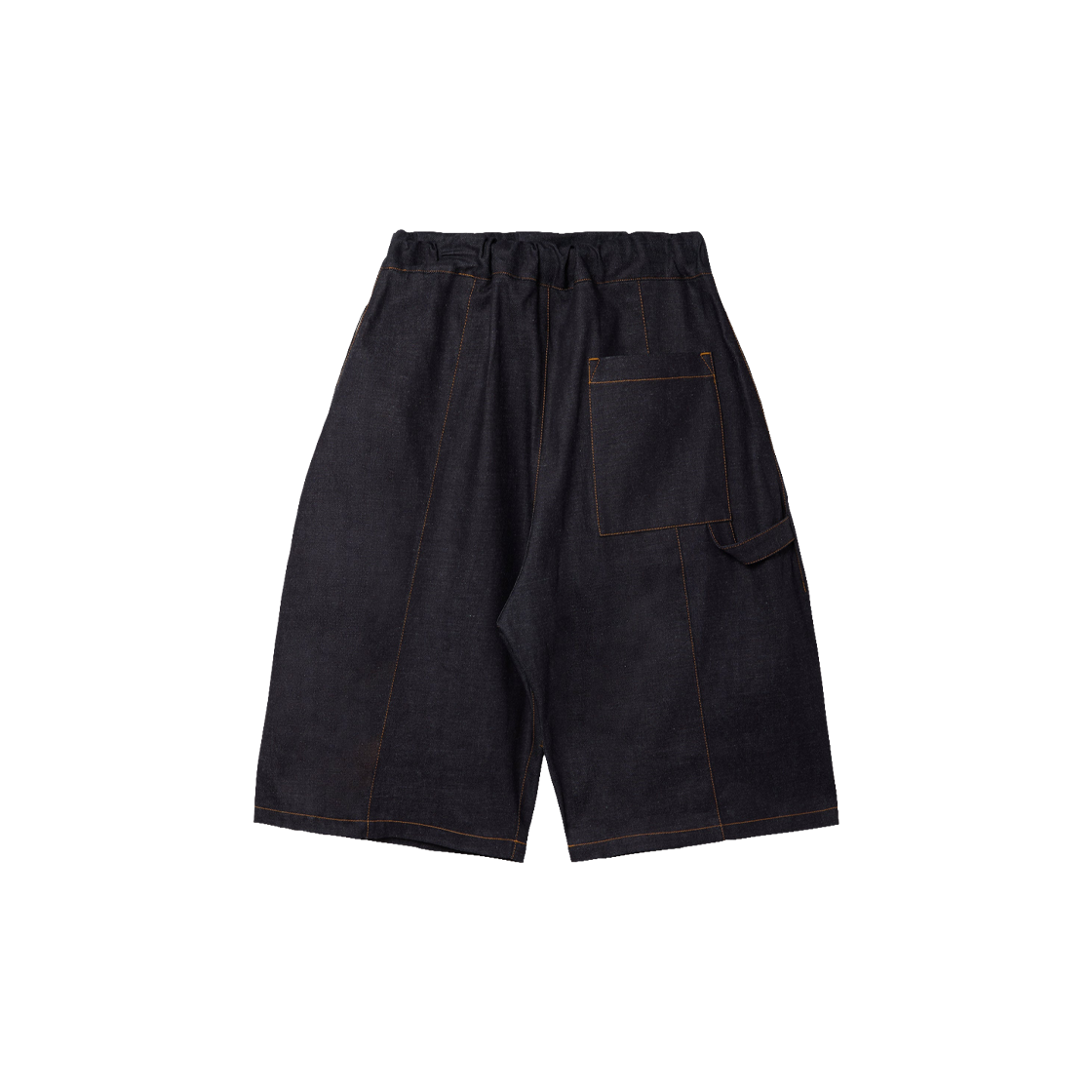 세이지 네이션 박스 플리츠 쇼츠 데님 로우 인디고 - 26SS(Sage Nation Box Pleat Short Denim Raw Indigo - 26SS) - 2