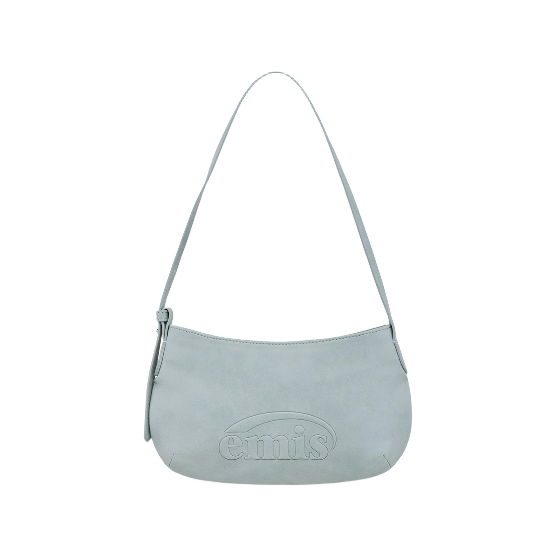 이미스 로고 엠보스 토트백 파스텔 블루(Emis Logo Embossed Tote Bag Pastel Blue)
