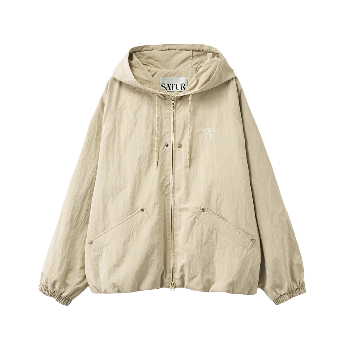 세터 라이트 웨이트 후드 자켓 베이지(SATUR Light Weight Hood Jacket Beige)