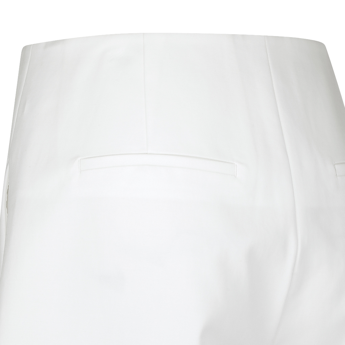 아모멘토 우먼 커브드 카프리 팬츠 화이트 - 26SS(Amomento Women Curved Capri Pants White - 26SS) - 6