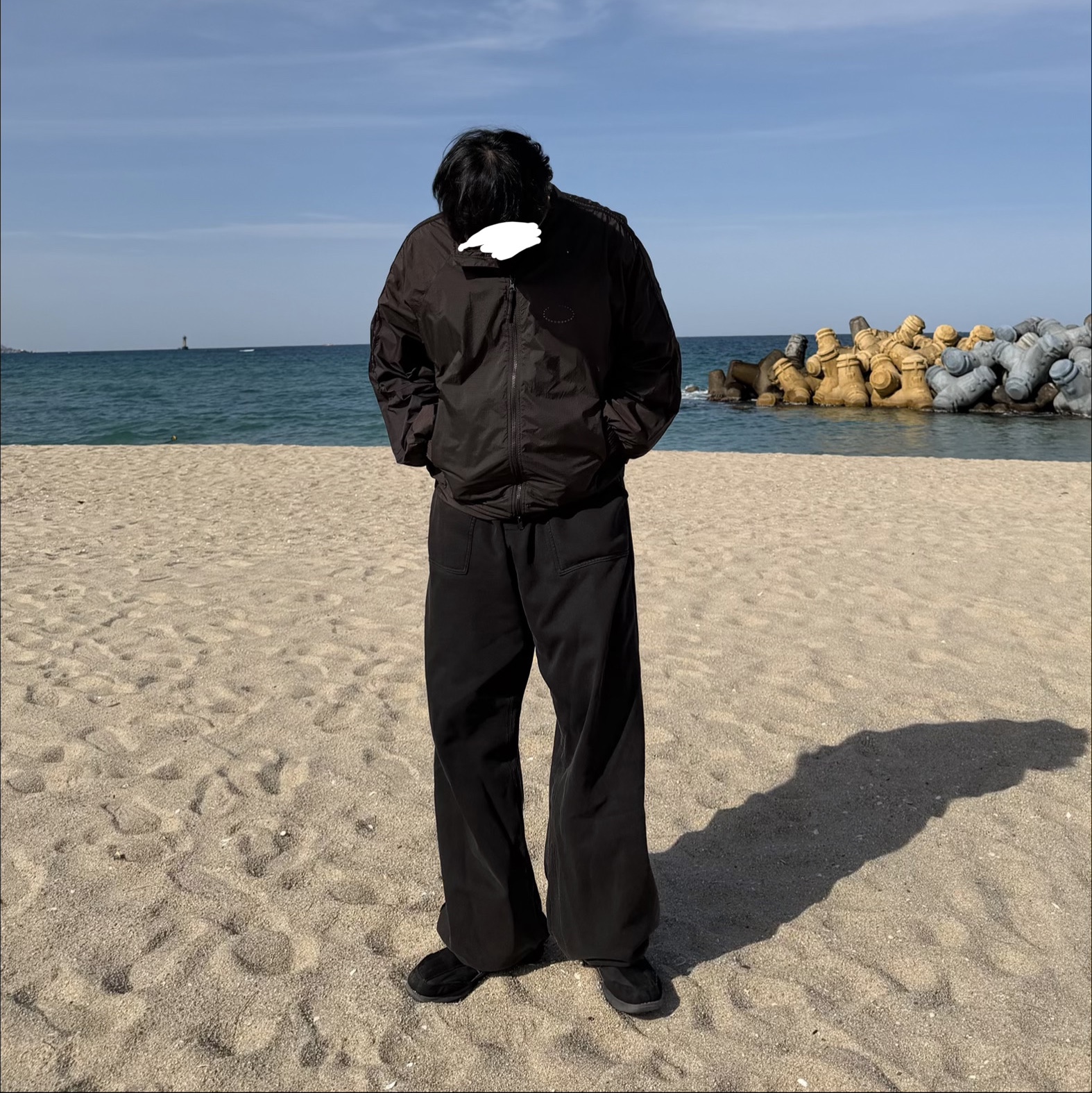 Polyteru Human Index Human Retro Track Top Jacket Brown, Polyteru 1011 Fatigue Sweatpants 1.2v Bleached Black 착용 스타일 - 1