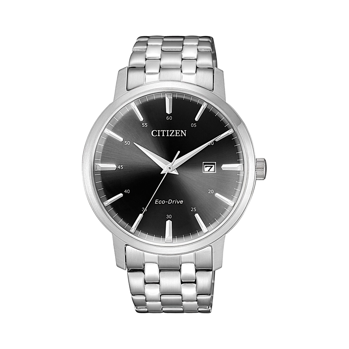 시티즌 에코드라이브 40mm 스테인리스 스틸 블랙 실버(Citizen Eco-Drive 40mm Stainless Steel Black Silver)