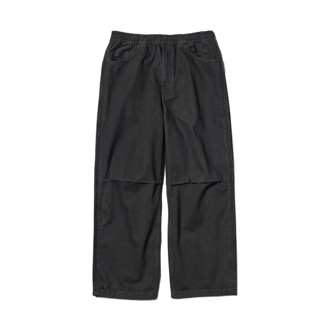 360212-09 GU x Undercover Denim Easy Pants Black