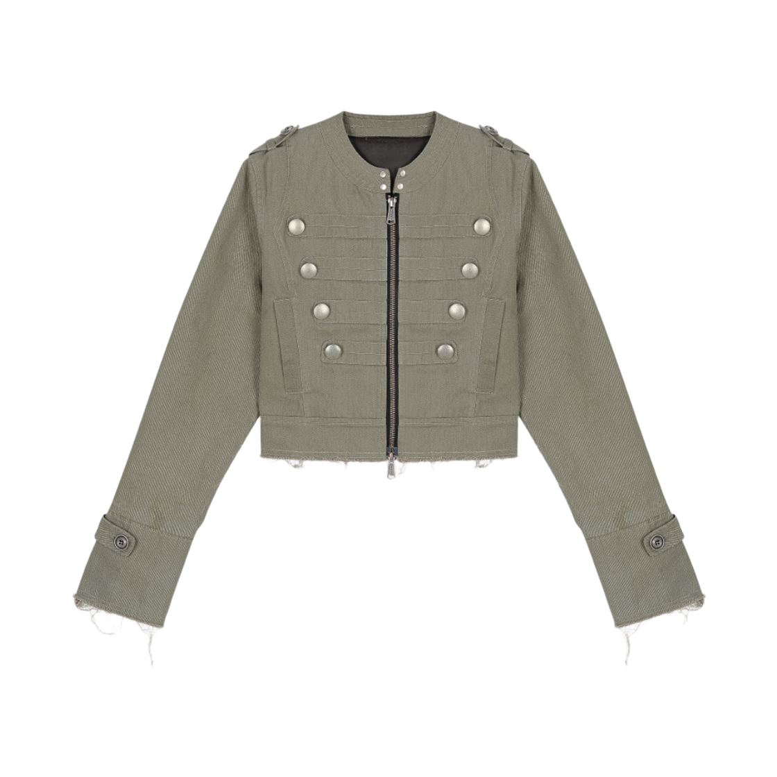베이컨트 아카이브 니카 나폴레옹 자켓 카키(Vacant Archive Nika Napoleon Jacket Khaki)