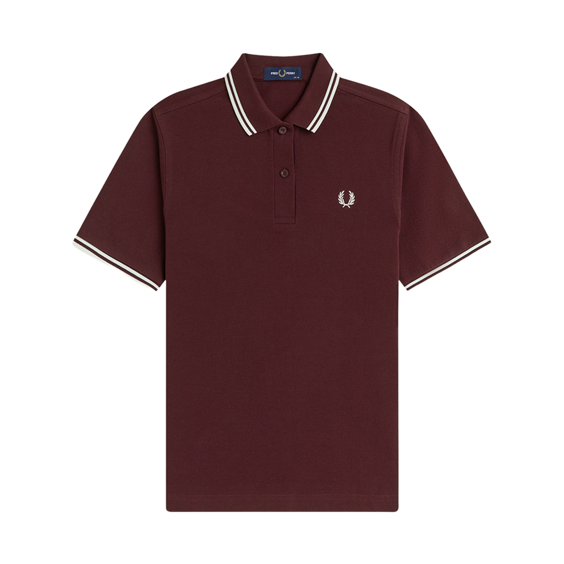 프레드페리 우먼즈 트윈 팁 프레드페리 셔츠 옥스블러드 에크루(Fred Perry Twin Tipped Fred Perry Shirt Oxblood Ecru)