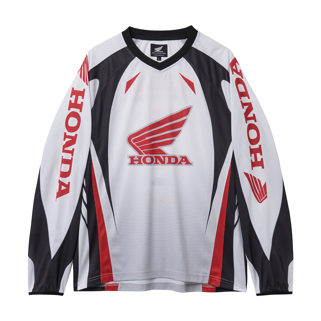 [KREAM 단독] 혼다 메시 모터사이클 저지 화이트([KREAM 단독] Honda Mesh Motorcycle Jersey White)