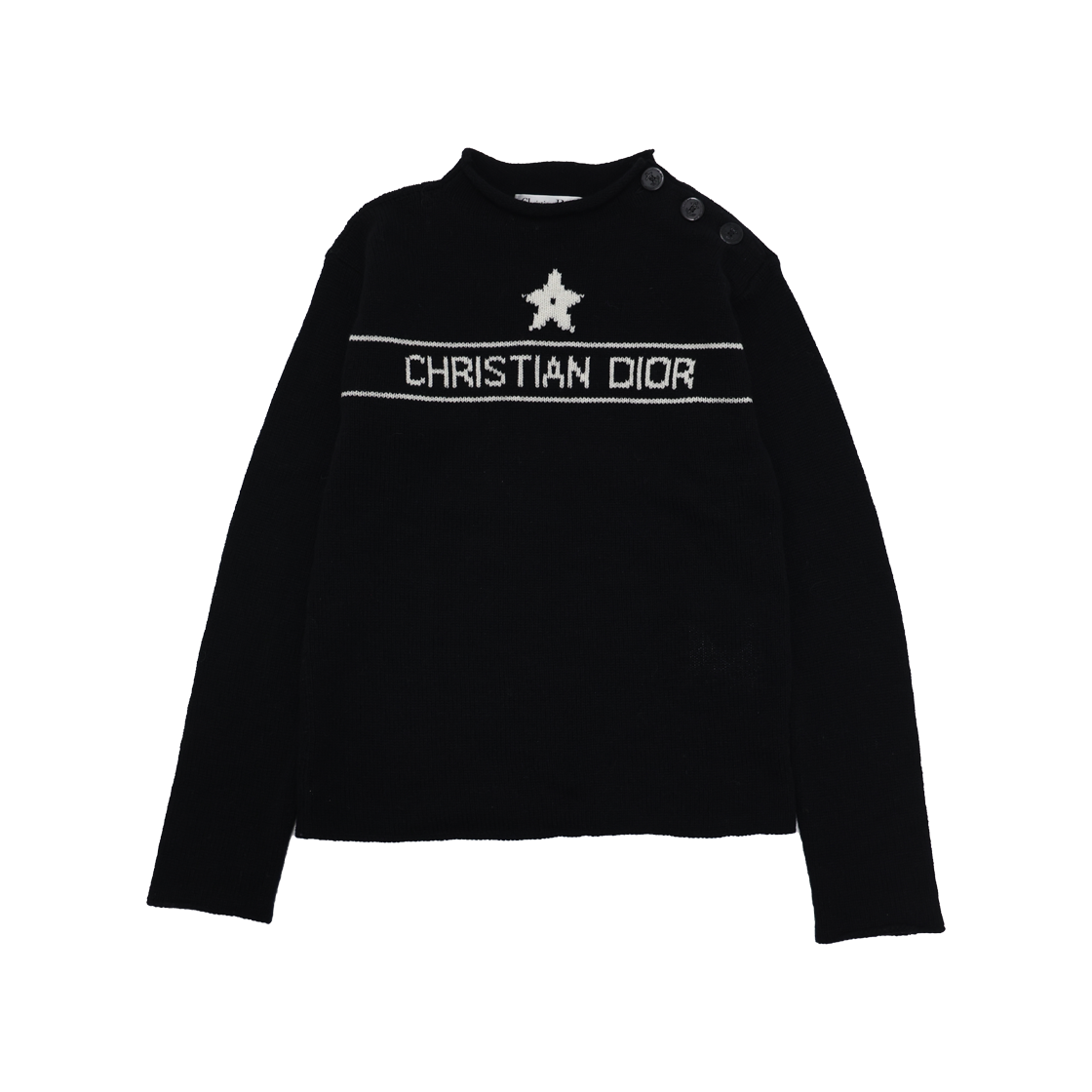 디올 스웨터 니트 캐시미어 블랙(Dior Cashmere Knit Sweater in Black)
