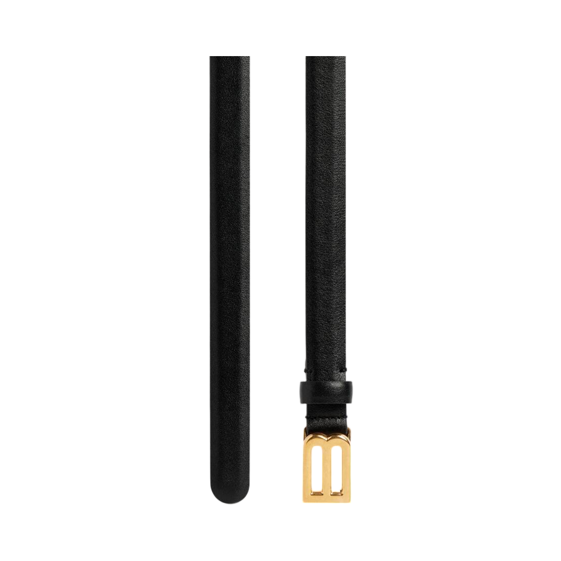 8687602ACKI1000 (W) Balenciaga Bolero B Belt In Black