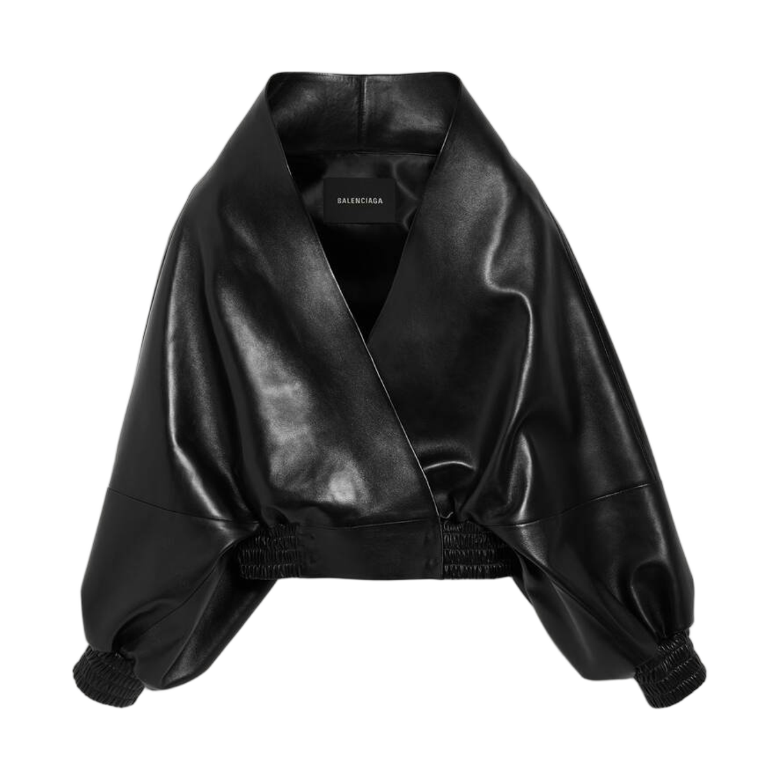 (W) 발렌시아가 랩 자켓 블랙((W) Balenciaga Wrap Jacket In Black)