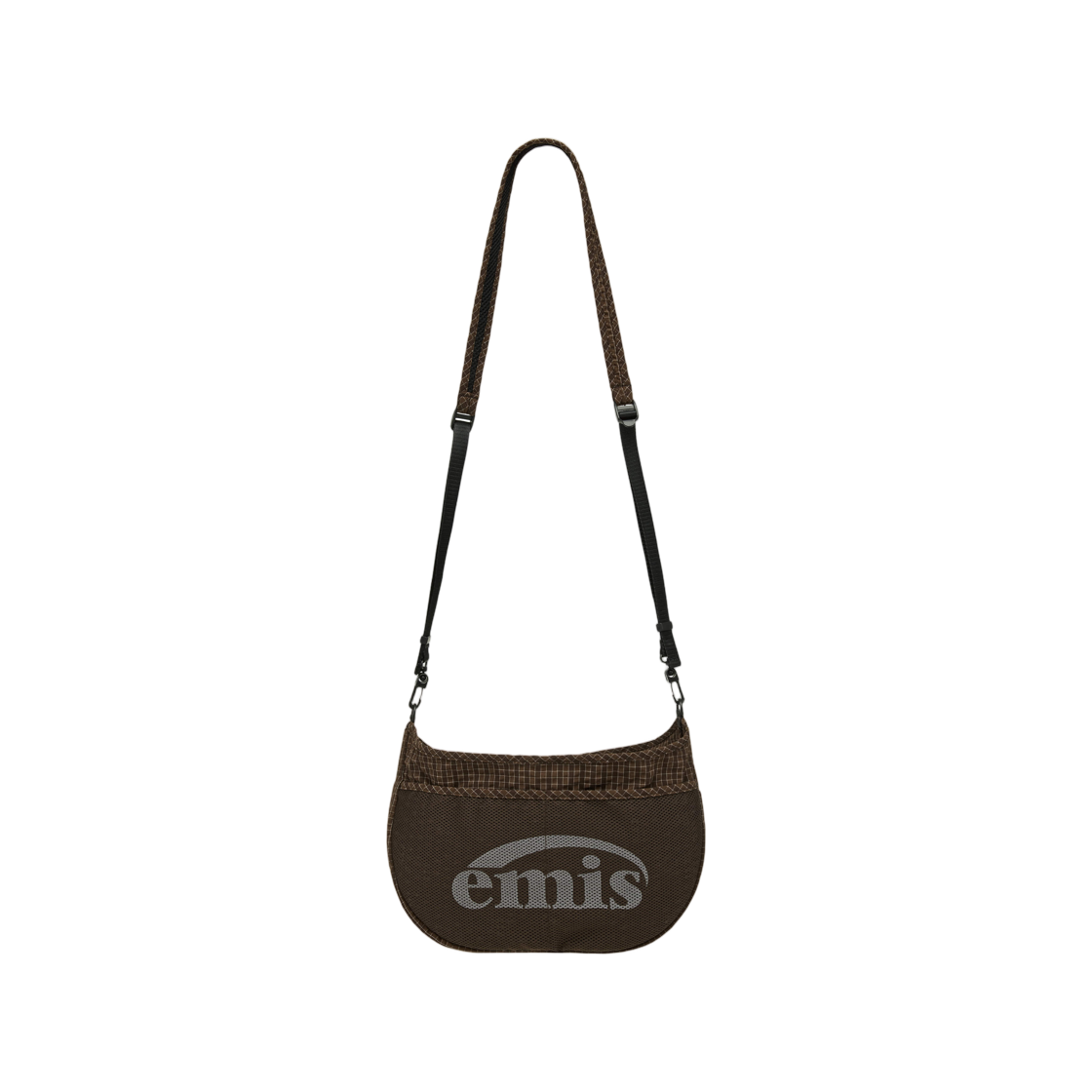 이미스 패커블 체크 크로스바디백 브라운(Emis Packable Check Crossbody Bag Brown)