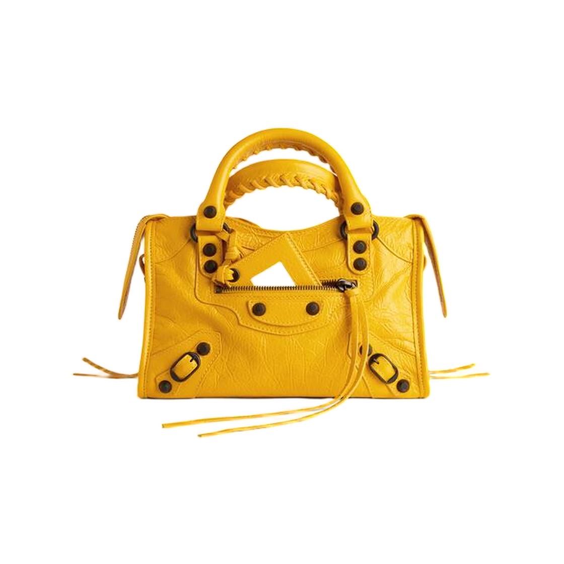 발렌시아가 르 시티 백 미니 마지 옐로우
