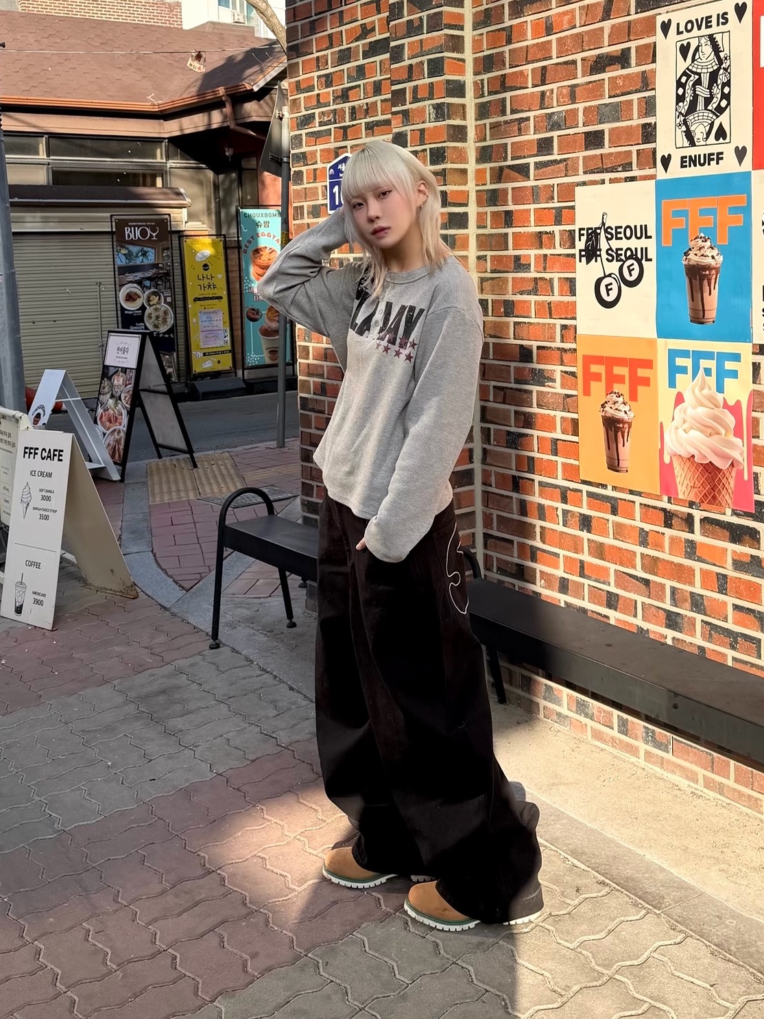 KASINA x Timberland 6 In Premium Vibram GTX Wheat 착용 스타일