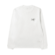 Arc'teryx Kragg Cotton LS T-Shirt White Light Black