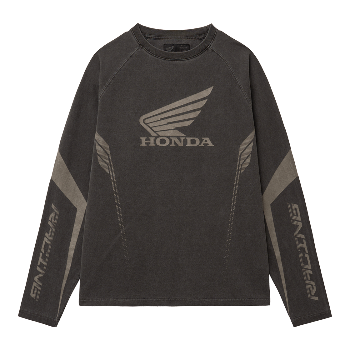 HGS1LS304ACH [KREAM 단독] Honda Motorcycle Loose Fit Long Sleeve Charcoal