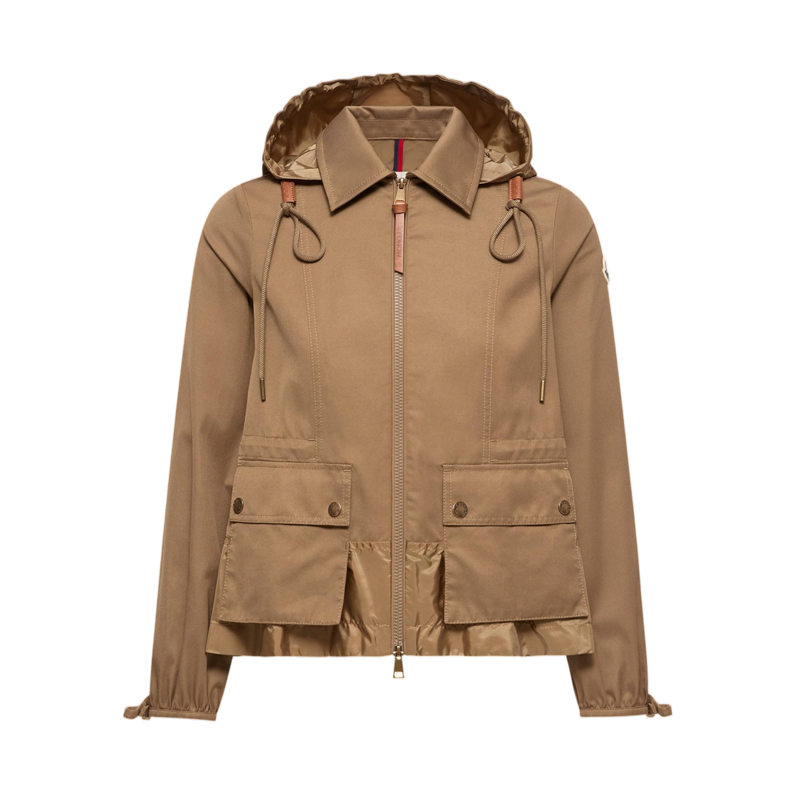 L1-093-1A00128-5996F-226 (W) Moncler Adenium Hooded Jacket Camel Beige - 26SS