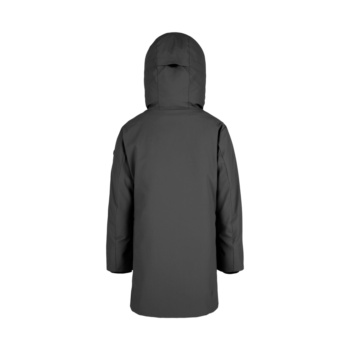 (키즈) AI 라이더스 어고노믹 후드 롱 패딩 자켓 블랙((Kids) AI Riders Long Padded Jacket with Ergonomic Hood Black) - 2