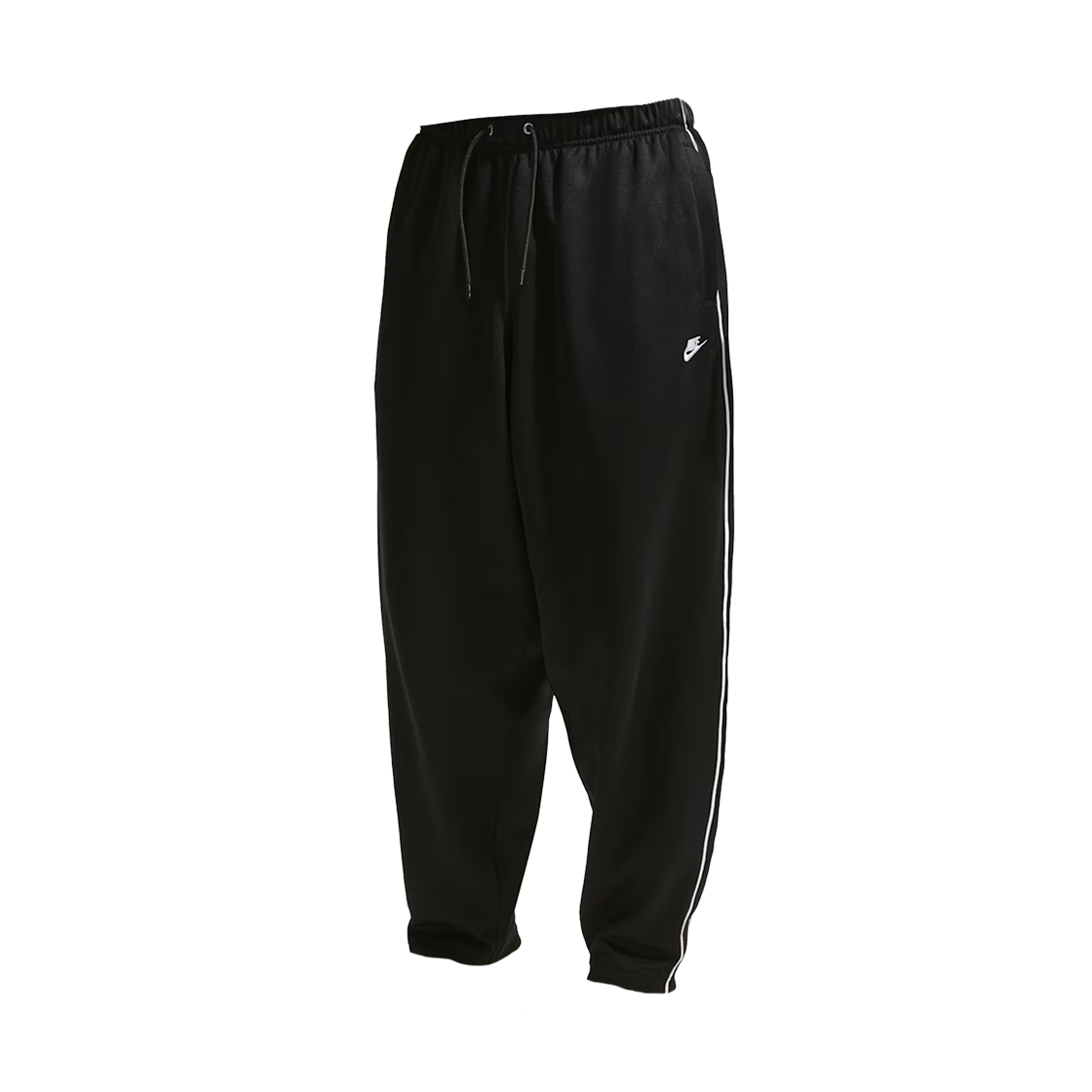 HV1416-010 Nike NSW Club Oversized Knit Track Pants Black White - Asia