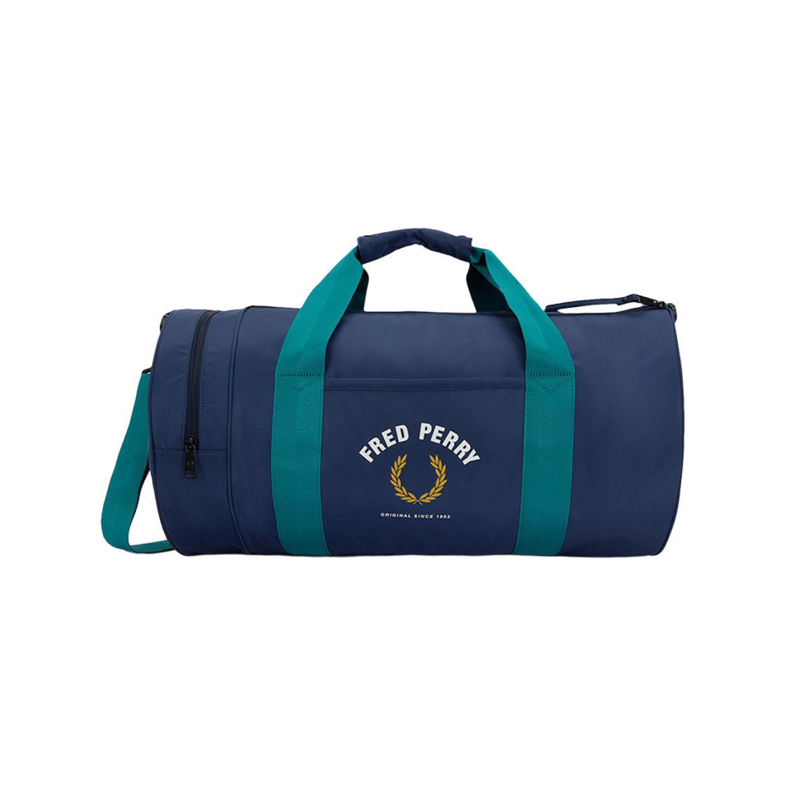 프레드페리 스포츠 나일론 라지 배럴 백 테니스 블루(Fred Perry Sport Nylon Large Barrel Bag Tennis Blue)