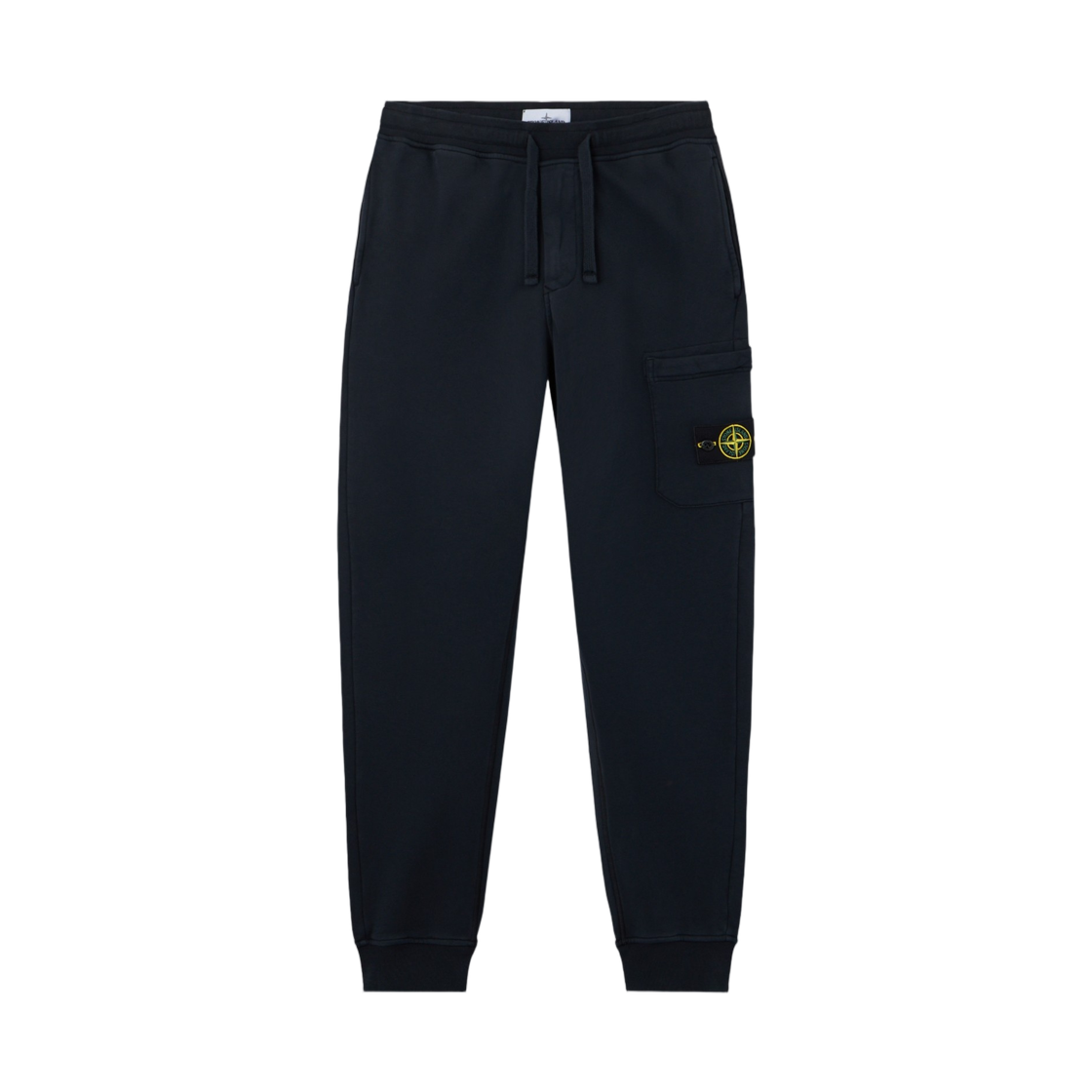 L1S1562000-10S0051-V0020 Stone Island 6200010 Organic Cotton Fleece Slim-Fit Joggers with Cargo Pocket Navy Blue - 26SS