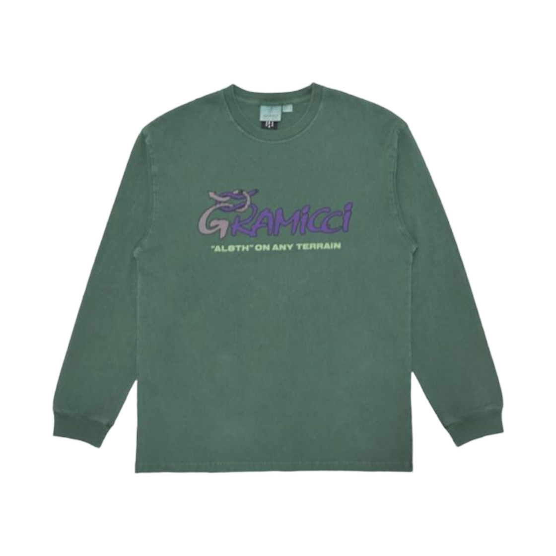 GMT6-S4008 Gramicci x Alwayth Al8th Graphic L/S T-Shirt Green