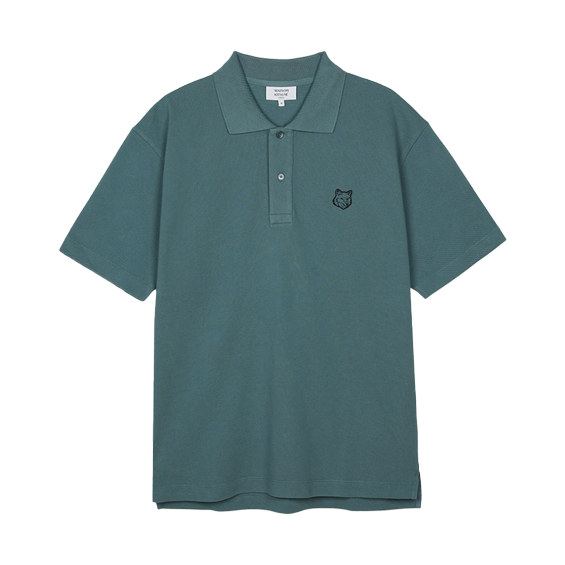 MM00210KJ7010-0081 [20% 쿠폰] Maison Kitsune Bold Fox Head Patch Comfort Polo Seine Blue