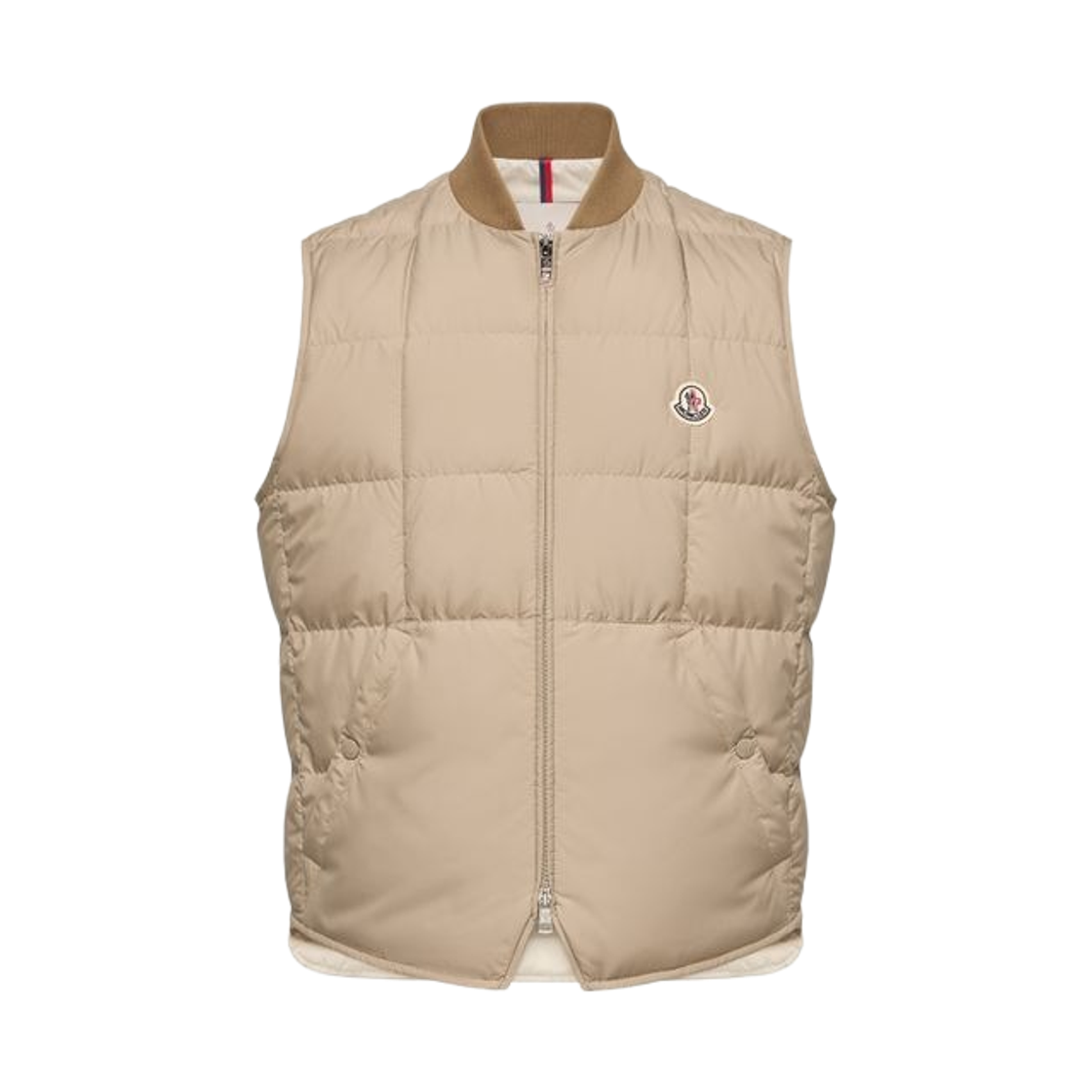 몽클레르 엘버튼 스퀘어 퀼티드 다운 베스트 그레이 베이지 - 26SS(Moncler Elberton Square Quilted Down Vest Grey Beige - 26SS)