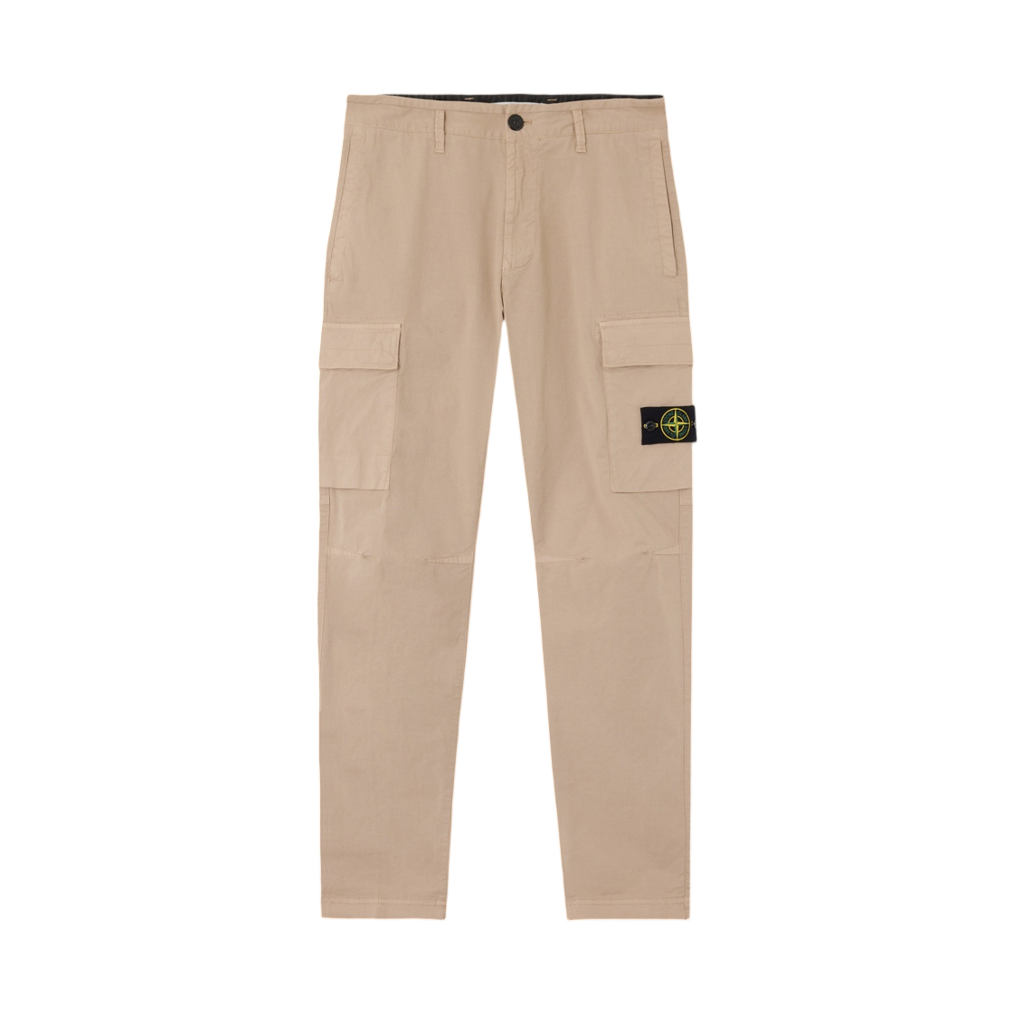 L1S1531000-32S0A10-V009A Stone Island 3100032 Stretch Organic Cotton Twill Regular-Tapered-Fit Cargo Trousers Desert - 26SS