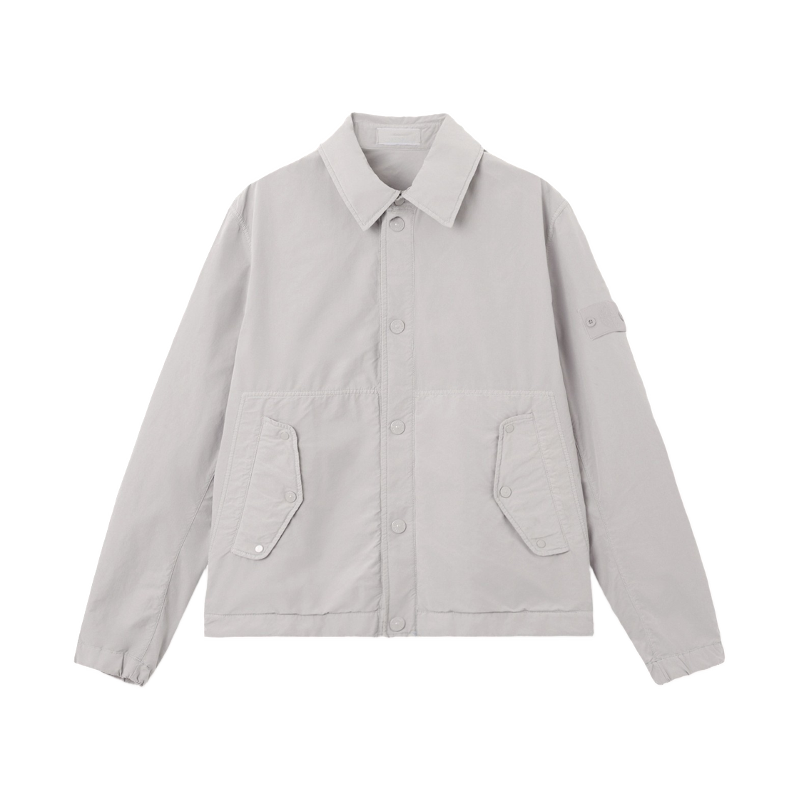 L1S1541000-36S0F33-V0064 Stone Island 4100036 David Light-TC_S.I. Ghost Coach Jacket with Anti-Drop Dust Grey - 26SS