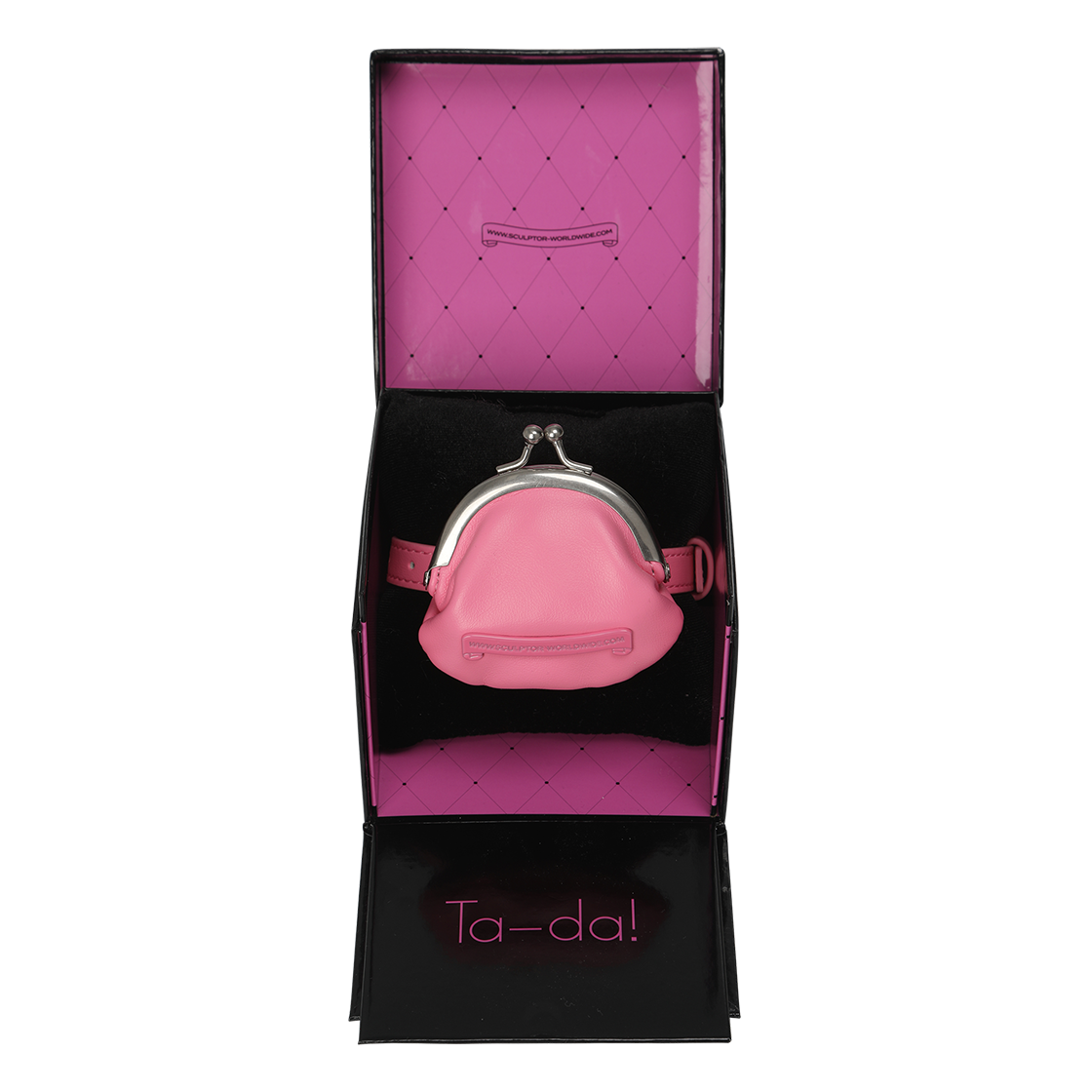 SC26S697PK Sculptor I Shell Coin Purse Matte Pink