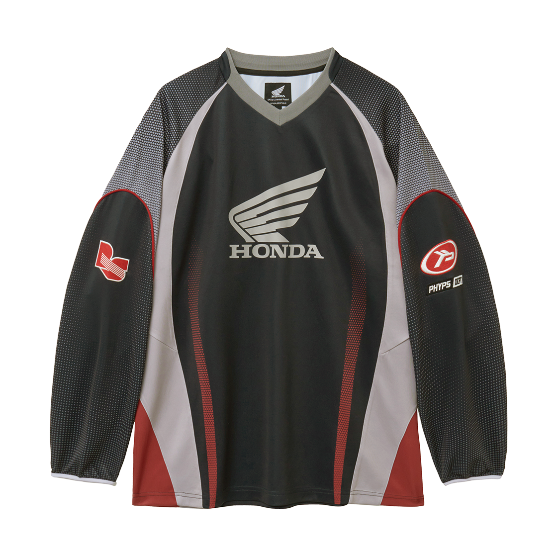 혼다 모터사이클 저지 롱슬리브 다크 네이비(Honda Motorcycle Jersey Long Sleeve Dark Navy) - 1
