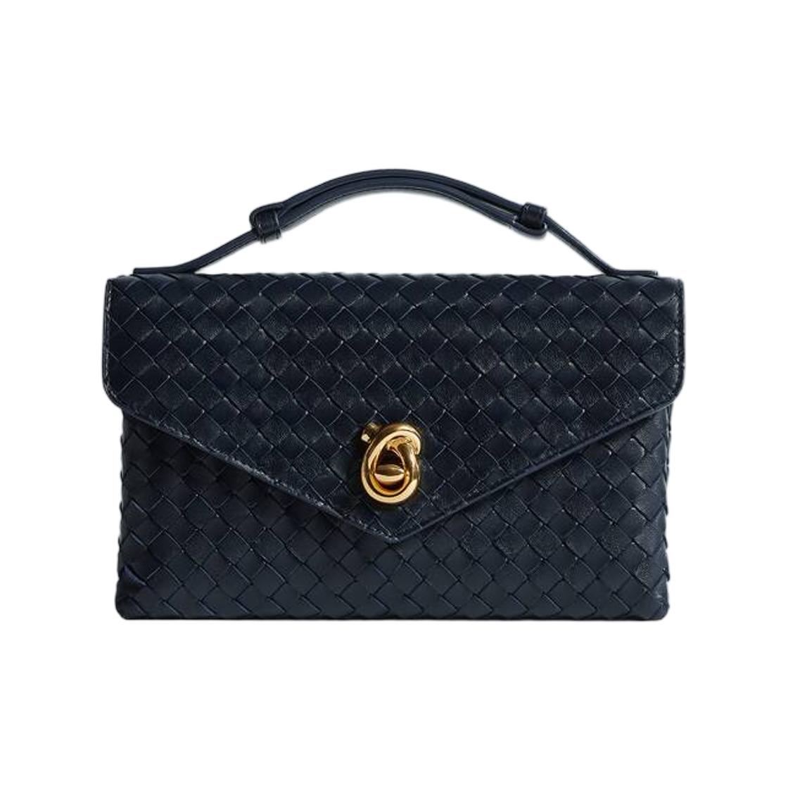 817191V08Z04338 Bottega Veneta Knot Lock Midnight