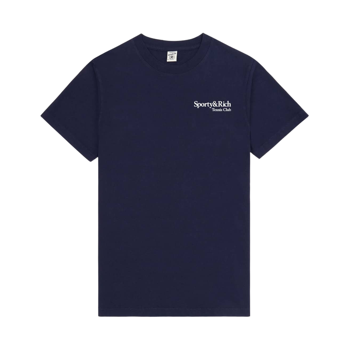 스포티 앤 리치 플레이 테니스 티셔츠 네이비 화이트(Sporty & Rich Play Tennis T-Shirt Navy White)