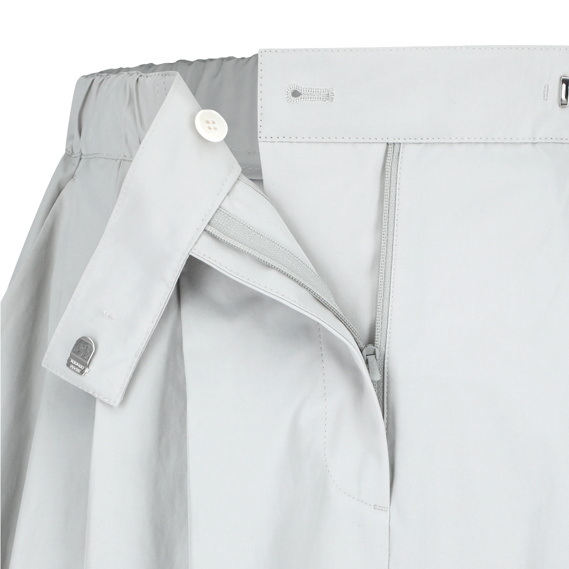 아모멘토 우먼 쓰리 턱 밴딩 팬츠 그레이 - 26SS(Amomento Women Three Tuck Banding Pants Grey - 26SS) - 3