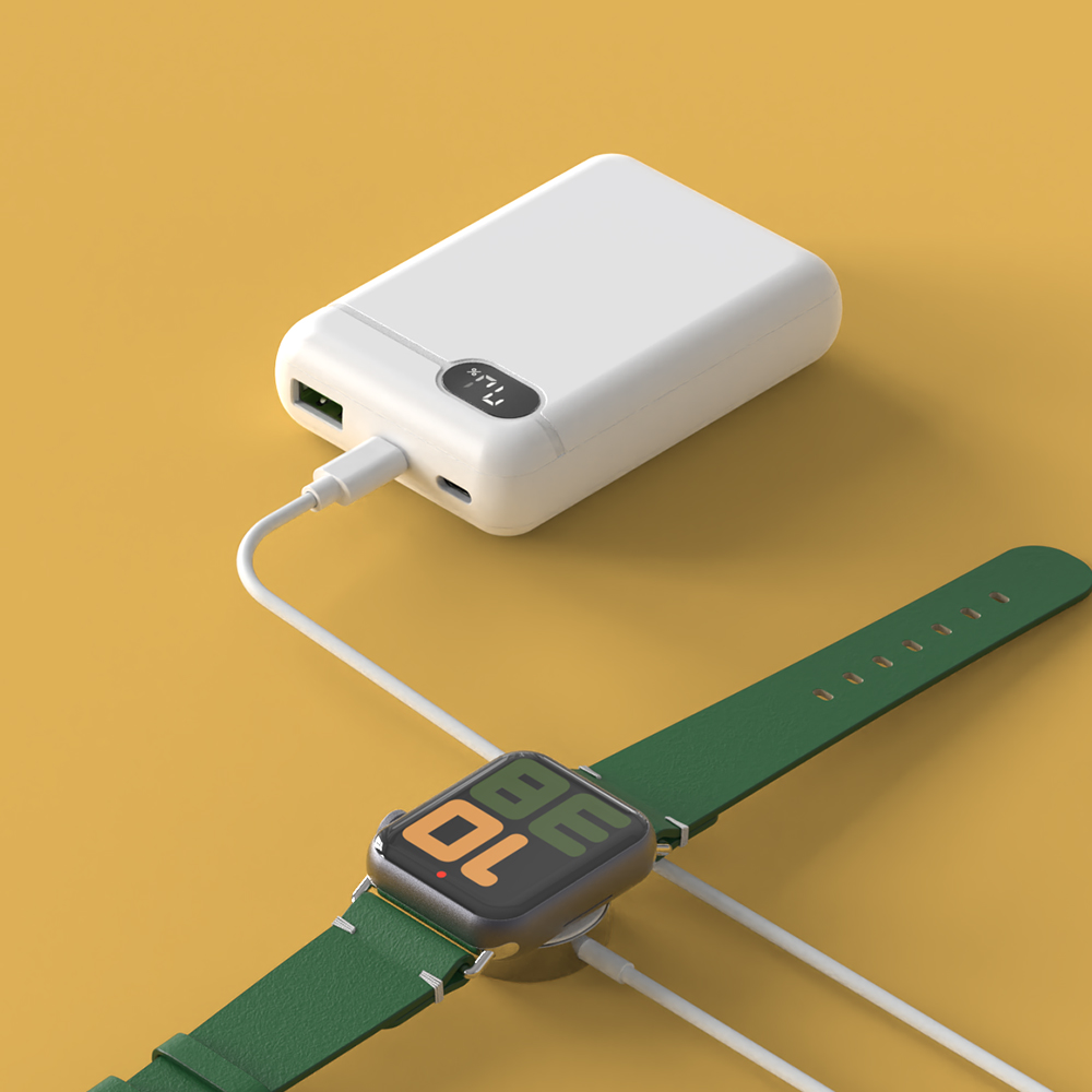 리큐엠 10000mAh 잔량표시 고속충전 대용량 미니 보조배터리 QP1000C(REQM PowerBank 20W 10000mAh) - 6