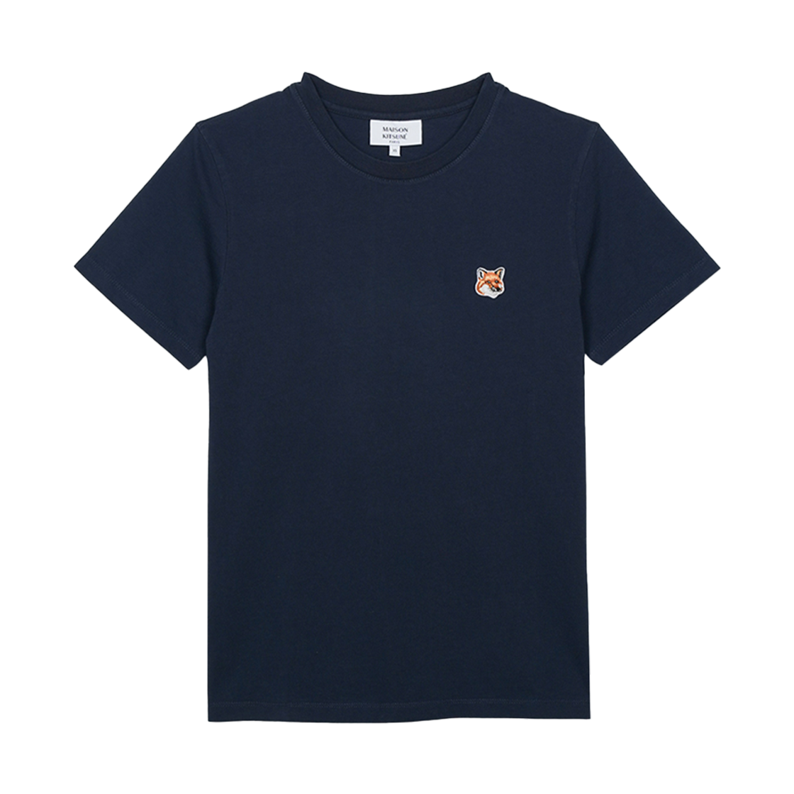 LW00105KJ0008-P476 [20% 쿠폰] (W) Maison Kitsune Fox Head Patch Regular T-Shirt Ink Blue