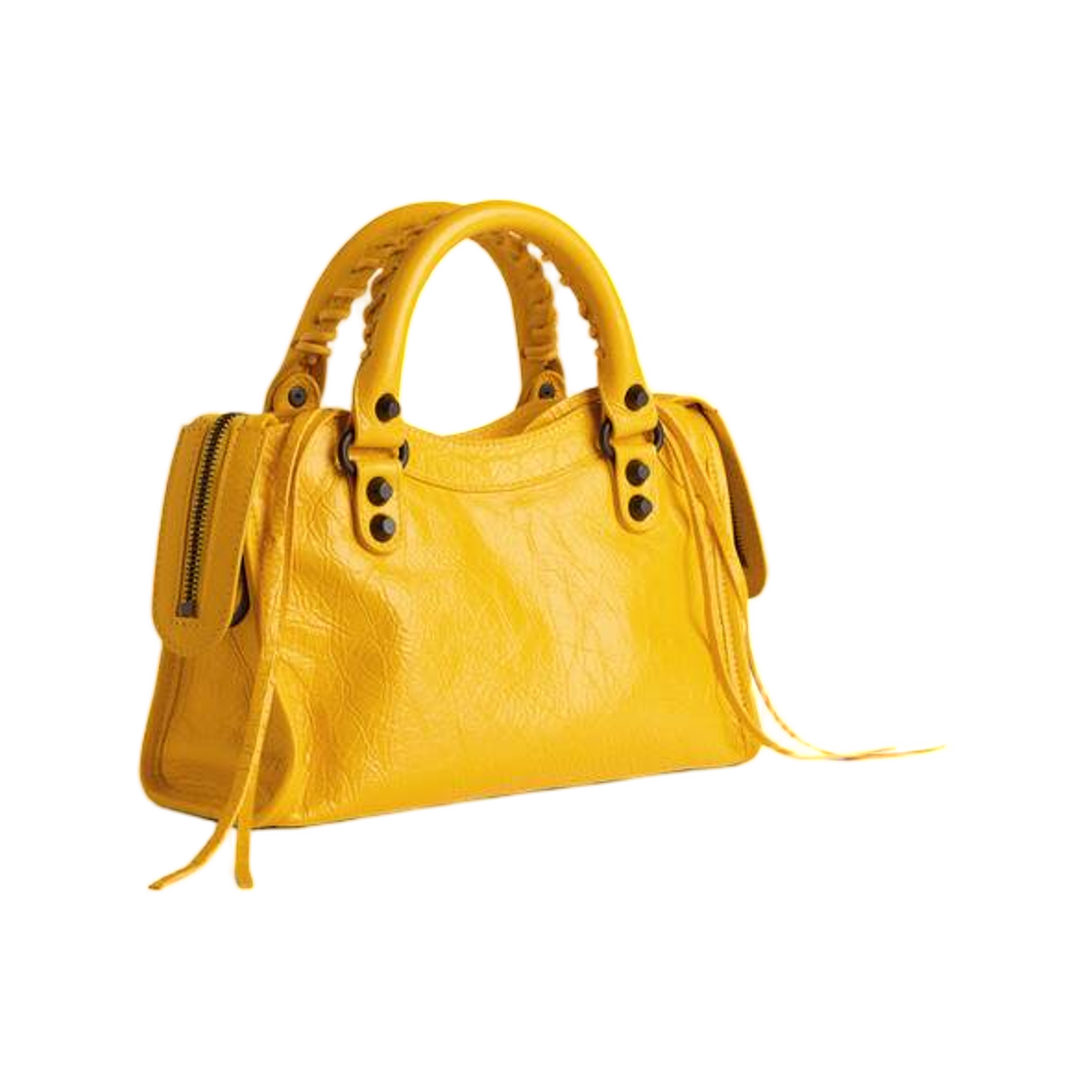 발렌시아가 르 시티 백 미니 마지 옐로우(Balenciaga Le City Bag Mini In Marge Yellow) - 3