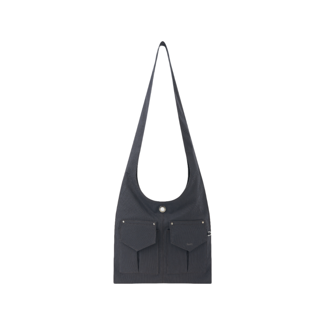 SSSBA2610 SUNLIT Fabric 2 Pocket Flat Cross Bag Set Charcoal