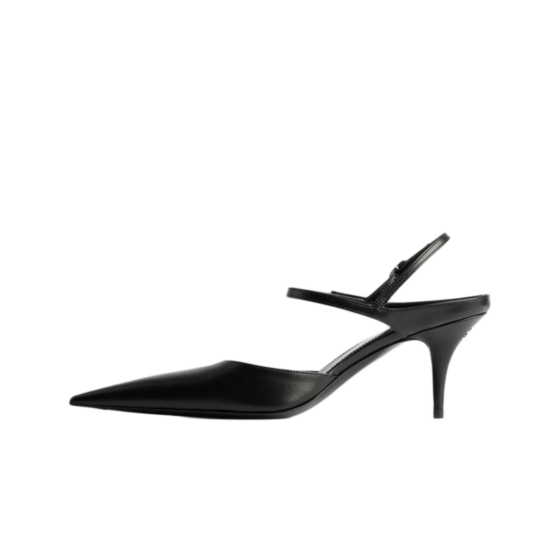 (W) 발렌시아가 에비뉴 보우 슬링백 블랙 실버((W) Balenciaga Avenue Bow Slingback In Black Silver) - 3