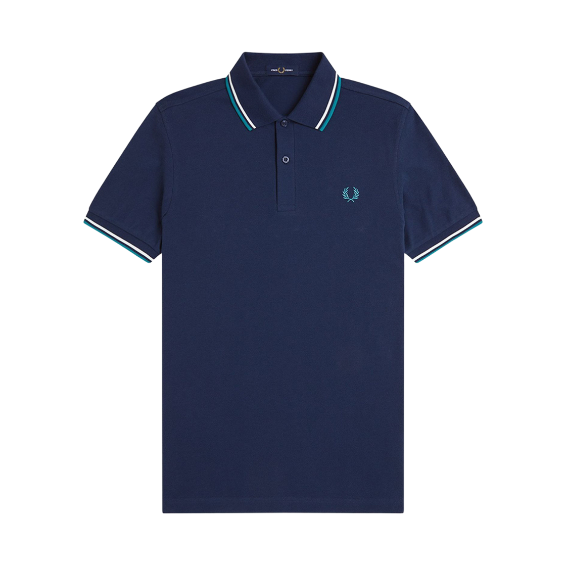 프레드페리 M3600 트윈 팁 프레드페리 셔츠 테니스블루 스노우화이트 딥민트(Fred Perry Twin Tipped Fred Perry Shirt Tennis Blue Snow White Deep Mint)